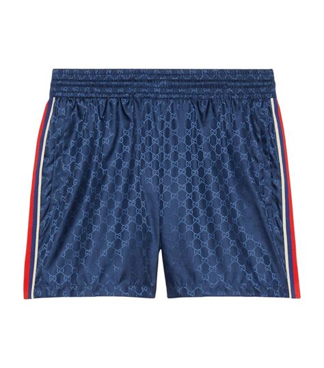 gucci jacquard swim shorts